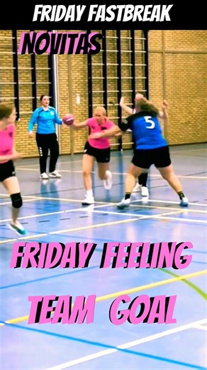 Friday Fastbreak ⚡ Friday Feeling Team Goal #handball #shorts
