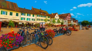 シュタイン・アム・ライン（スイス）— 鮮やかな壁画と石畳の街並み（4K）