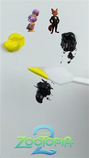 ASMR Art Zootopia: 2 Colors - Hypnosis 🎨