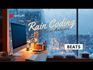 🌧️ Rain Coding — Soft Focus Ambience Calm Coding Lo-Fi 🌧️ Rainy Night Focus Music | Deep Work Vibes