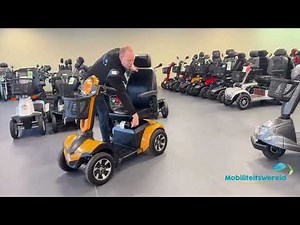 Vermeiren Mercurius gebruikte scootmobiel kleur oranje uitleg over wat je krijgt.