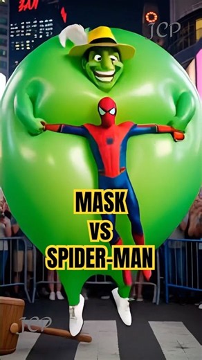 The Mask vs Spider-Man | Times Square Chaos