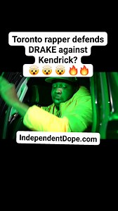 O na he's TALKIN!!! 💯 💯One of the only rappers to defend DRAKE 🔥🔥@Ramone SteWART IG: @RamoneOnline | Independent Dope