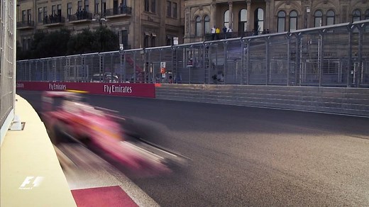 💨 F1 cars in full flow at Baku City Circuit... (turn up your 🔊) | F1
