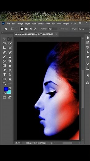 How to create Duotone Effect in photoshop #shorts #photoshop