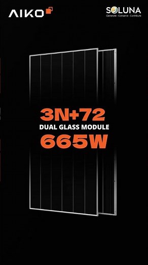 Meet the AIKO Stellar 665W — built with ABC (All Back Contact) Technology for more power, less loss.