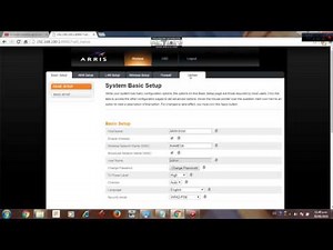 cambiar nombre y contraseña wifi modem arris megacable