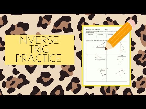 Inverse Trig Practice Help