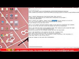 TM351: VM Installation Guide By/ Ayman Metwali