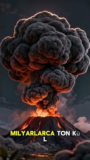 Tüm Yanardağlar Aynı Anda Patlasa Ne Olurdu? 🌋😱 #keşfet #viral #bilim #animasyon #animation