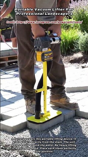 Portable Vacuum Lifter For Professional Landscapers