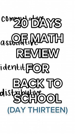 Properties! #commutativeproperty #associative #identity #distribute #distributiveproperty #math #mathtiktok #mathtok #middleschoolmath #mathtrick #mathtip #mathhack #mathhelp #mathteview #mathtips #mathtricks #mathlesson