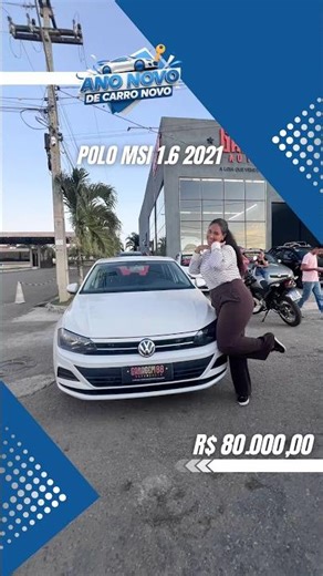 Polo MSI 1.6 2021 por R$80.000,00 em nossa campanha Ano novo de carro novo.