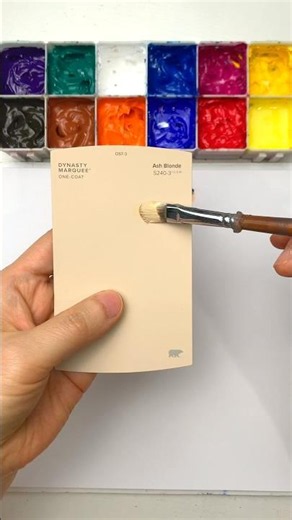 How I Perfect Mix Beige Brown Color #colortheory #colormixingforbeginners #paint #art