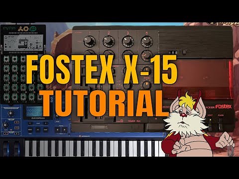 How to record on a Fostex X15 | Thundercats - Snarf's theme