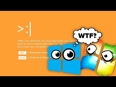 Windows 10 Kill Screen But Windows 8.1 & Windows 7 Want To See That