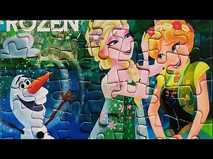 Frozen puzzle with ELSA ANNA | Play puzzle