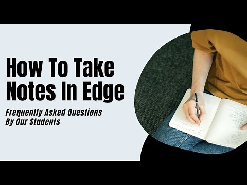 FAQ: How Do I Take Notes In Edgenuity?