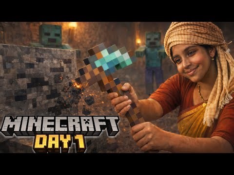 Minecraft Day 1: A Survival Challenge! | Jass Gaming