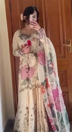 Designer Ready-Made Garara Set with Multicolour Work#youtubeshorts #fashion #partyweardress