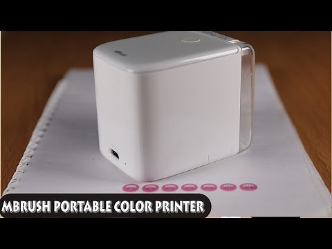 MBRUSH PORTABLE COLOR PRINTER