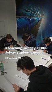 Did someone call for #TeachingTuesday? 💡 Today, the students of the third CERN–Solvay student camp take you to a theoretical physics workshop, where they looked at the theory behind Feynman diagrams – representations of elementary particle interactions, such as those that are created at the #LHC. The workshop gave the students some insight of what might be happening during particle collisions, which types of interactions can occur, which are unlikely, and how new particles are found. The CERN–S