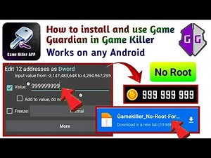 How to Install & Use Game Guardian in Game Killer | No Root