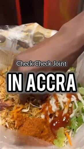 Best Check Check Spot in Accra? 🔥🍛 Osu Street Food You Must Try! #foodshorts