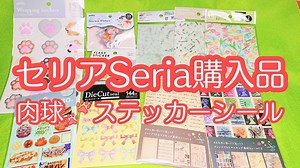 【100均】【セリア/Seria】ぷにぷに感触たまらない肉球シール色々 – あおいことり 書き物好きおばさん