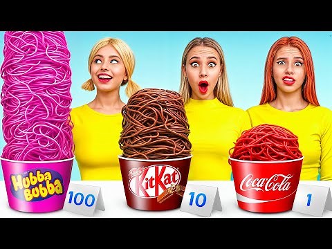 100 Layers of Food Challenge | Fantastic Kitchen Recipes by Turbo Team