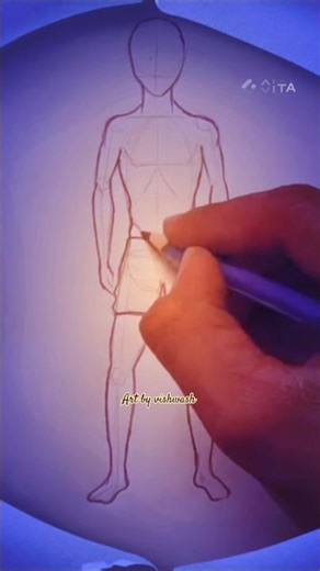human body sketch 🔥👀#trending #trendingshorts #viralshorts