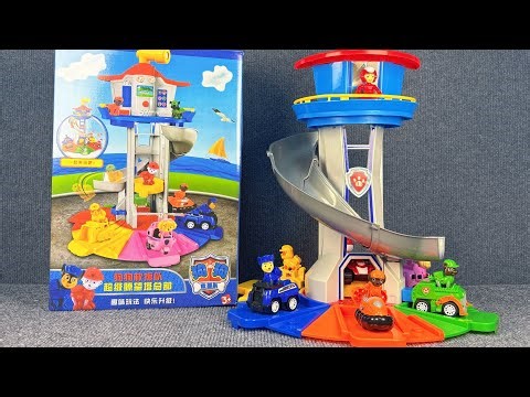 Paw Patrol Lookout Tower Set Unboxing & Assembly | Oddly Satisfying ASMR No Talking