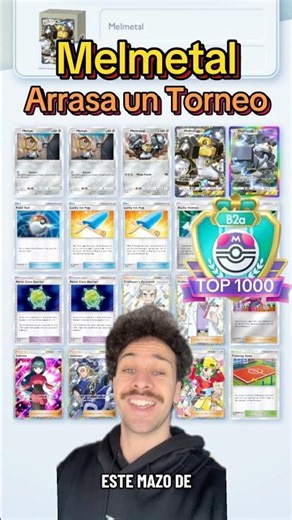Melmetal gana Torneo Mazo Ranked Master Ball Pokemon TCG Pocket #pokemon #pokemontcgpocket