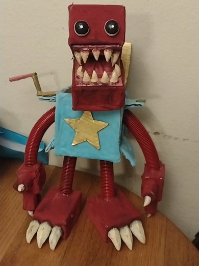 I made Boxy Boo in real life! #poppyplaytime #projectplaytime #boxyboo #reallife #horror #game