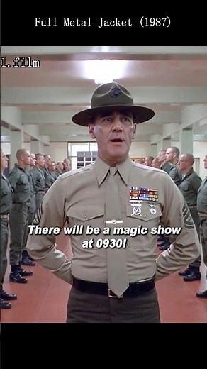 🎬 Title: Full Metal Jacket (1987) | Hartman Leads a Christmas Song