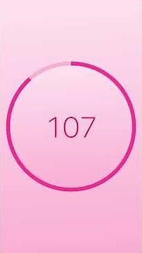 ⏰ 1 to 120 Pinky Pink Countdown Timer | 2 Minute Visual Timer for the Classroom #shorts