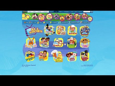 Playhouse Disney Website All Shows (Asia Version)