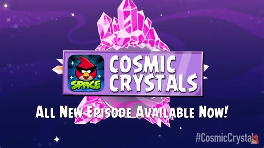 Angry Birds Space get’s 35 sparkling new level’s with Cosmic Crystal’s!