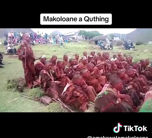 Traditional Makoloane Clothing from Quthing, Lesotho