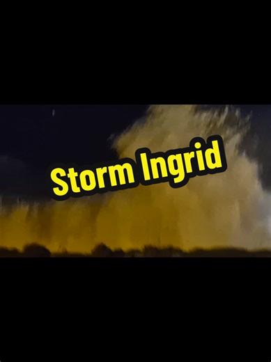 Storm Ingrid Hits Paignton Seafront with Powerful Waves