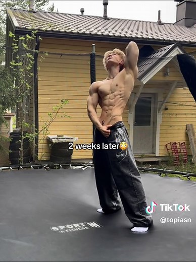 Insane trampoline workout for abs and muscle gains