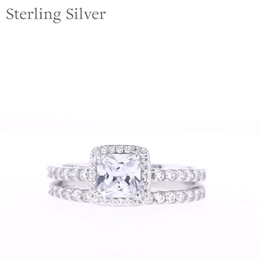 Our Silver 2 Ring Duet Set is yours for just £45 – the perfect pair for stacking 💍💍 | Warren James Jewellers