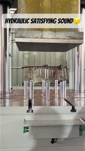 Hydraulic testing sound💓 #hydraulicpress #machine #factory #satisfying