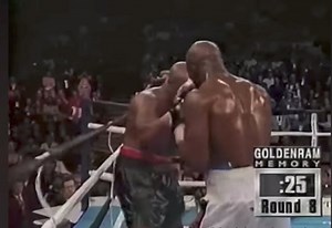 1.2K views · 14 reactions | 8th NOV 1997 - Holyfield vs Moorer 2: Round 8 #knockout #evanderholyfield #therealdeal #heavyweight #boxing #boxeo #ko | Boxing History Page | Facebook