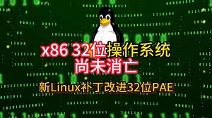 x86 32位操作系统尚未消亡：新的Linux补丁改进了32位PAE_哔哩哔哩_bilibili