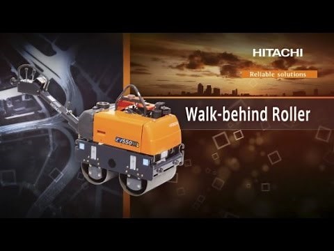 Walk-Behind Roller Promotion Movie/Hitachi Compaction Equipment Line-up