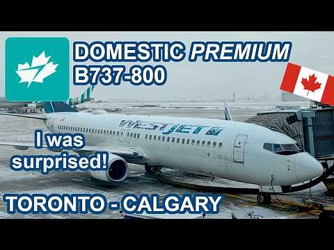 WESTJET'S DOMESTIC PREMIUM CLASS | Worth it?? | TORONTO - CALGARY