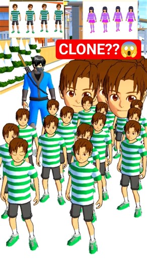 Make a Clone FAST – Secret Trick! 👀✨ #shorts #sakuraschoolsimulator #youtubeshorts #sakura