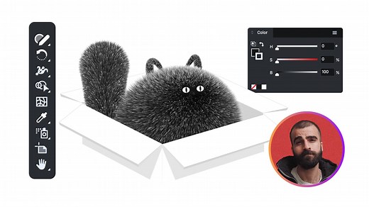 Illustrating a Furry Cat in Adobe Illustrator | Alan Ayoubi | Skillshare
