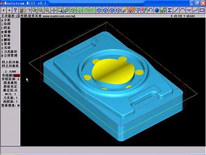Mastercam9.1自学视频教程(-实--例练习)